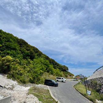 午後から天気悪い予報なので車は１台だけ増えただけ🚙
思いのほか良い天気できれいな花や景色が堪能できました😊
お疲れさまでした🤗