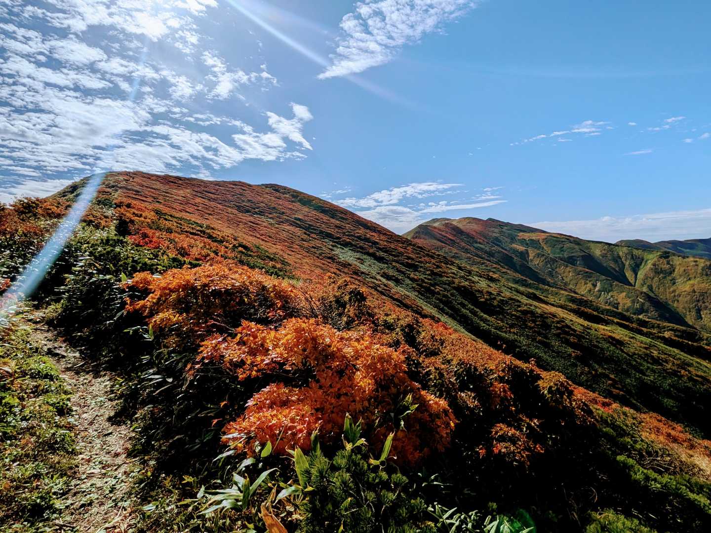 清太岩山-ユーフン山-寒江山-北寒江山 往復コースの写真