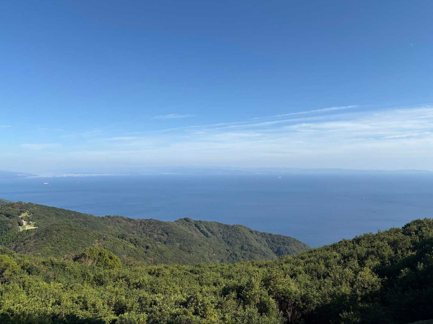 山頂付近から紀伊半島💙ご褒美絶景です🤩