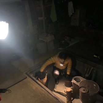 3連休初日なのに貸切でした。元旦に泊まられた管理人さん以来？棚の大掃除もしてスッキリ。