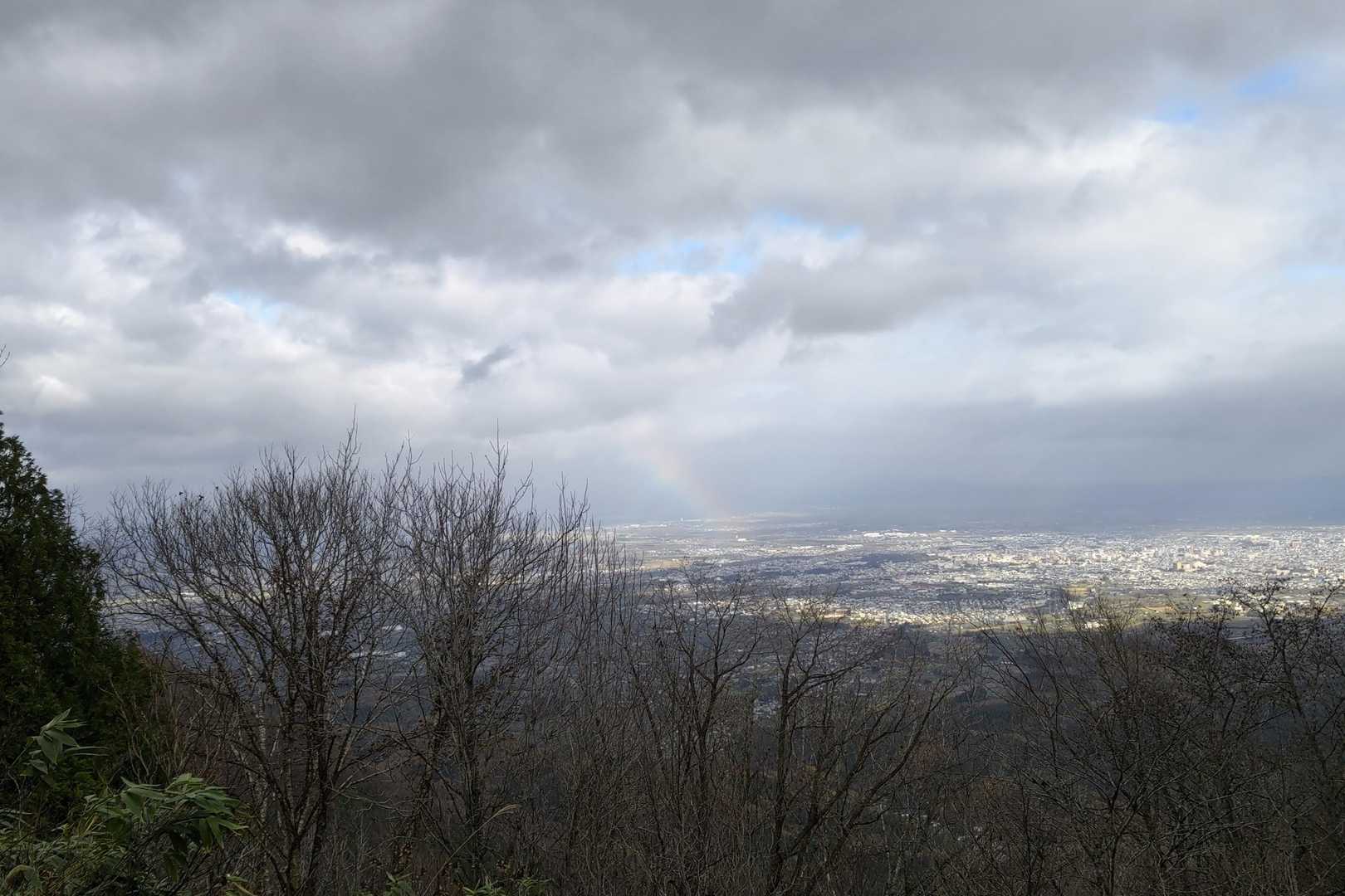 またまた虹🌈😆良いことあるね！