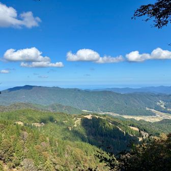 途中にチラッと絶景