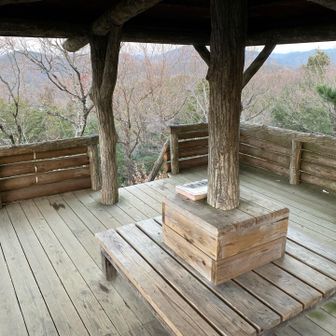 🦉梟ヶ城址展望台は、こんな感じ