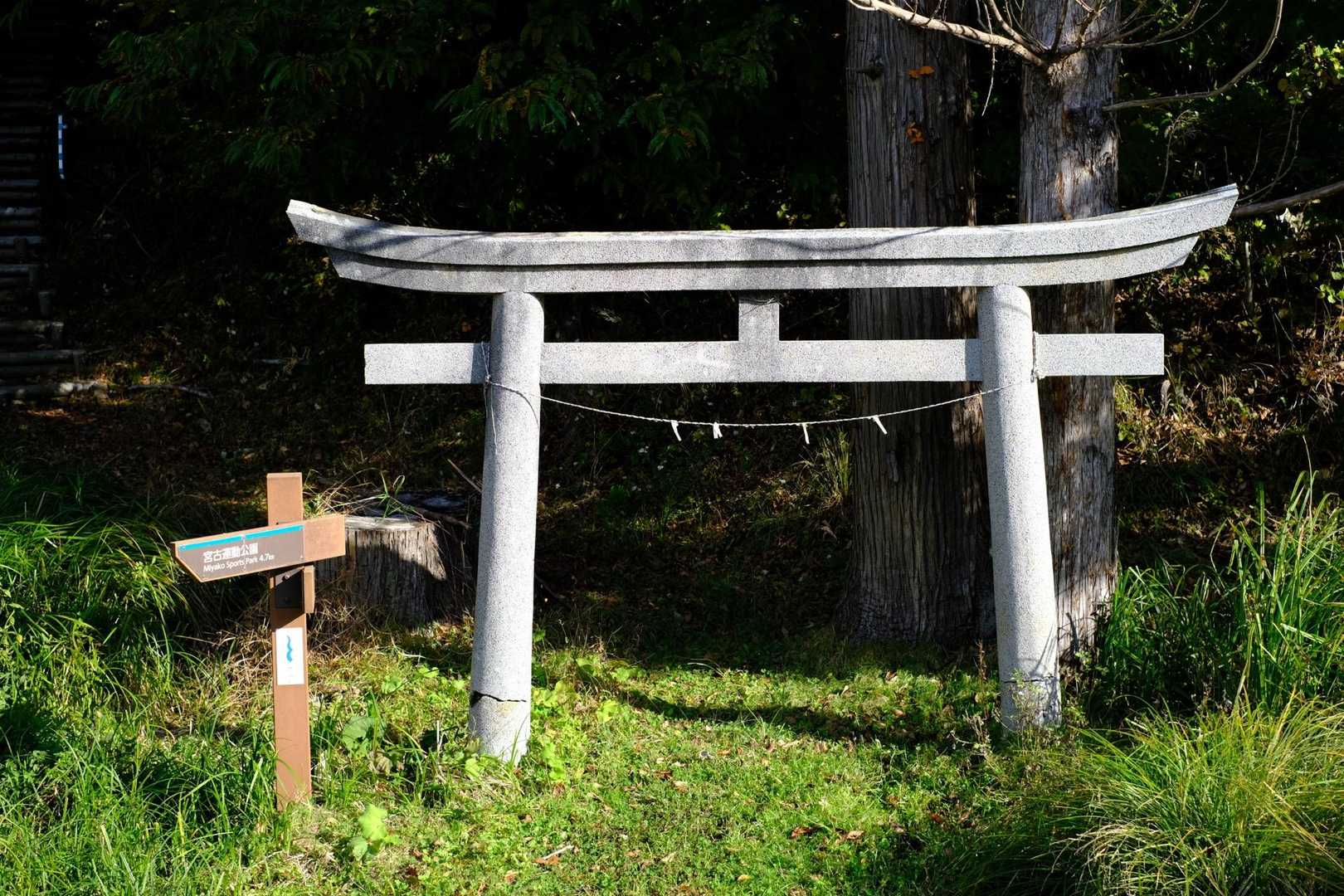 白浜登山口。
蔵の近くに車を停め、低めの鳥居をくぐってスタート