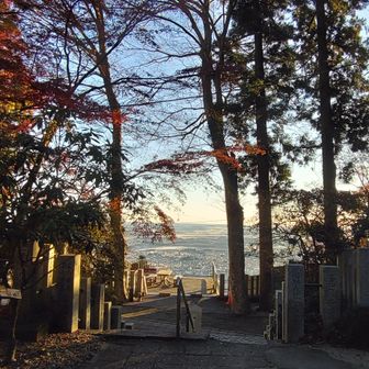 愛宕神社には展望テラスもあります。
