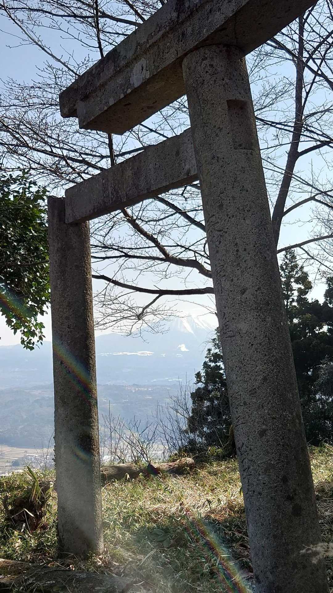 要害山登山道入口-要害山 往復コースの写真