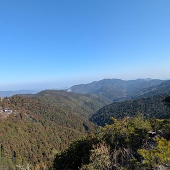 左端に、さっき捨身ヶ嶽を眺めたロープウェイ🚡乗り場も見えます