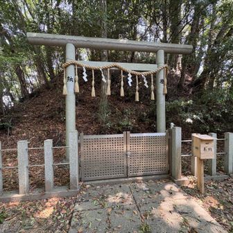 藤原鎌足公のお墓とされてます。