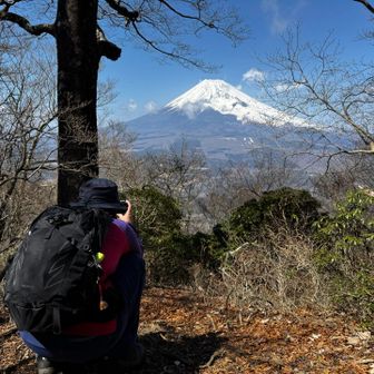 そのかわり山頂前の富士見台という場所が素晴らしい