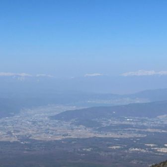 御嶽山と北ア
霞んでるけど全部見れてよかった♪