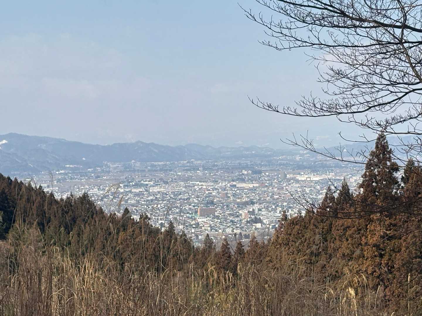 盛岡の街並みが見えました！