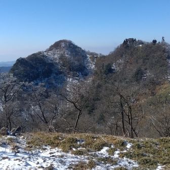 北岳から中岳、南岳方面