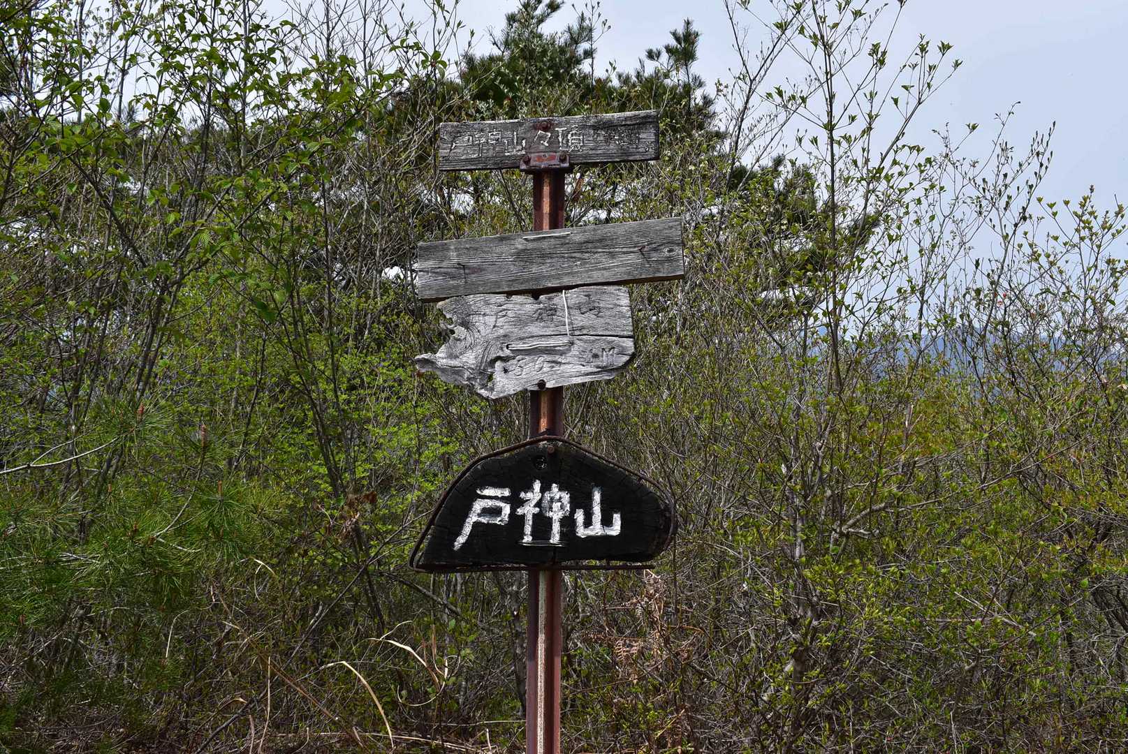 戸神山（男戸神山）
山頂標識