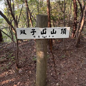 双子山山頂到着！　
もう、一緒に登ることが・・・

ちょ〜っぴり　さびし〜さをし〜る♪