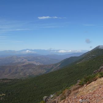 蓼科山の雲も取れた☁️☀️来年も北アルプス行きたいなー