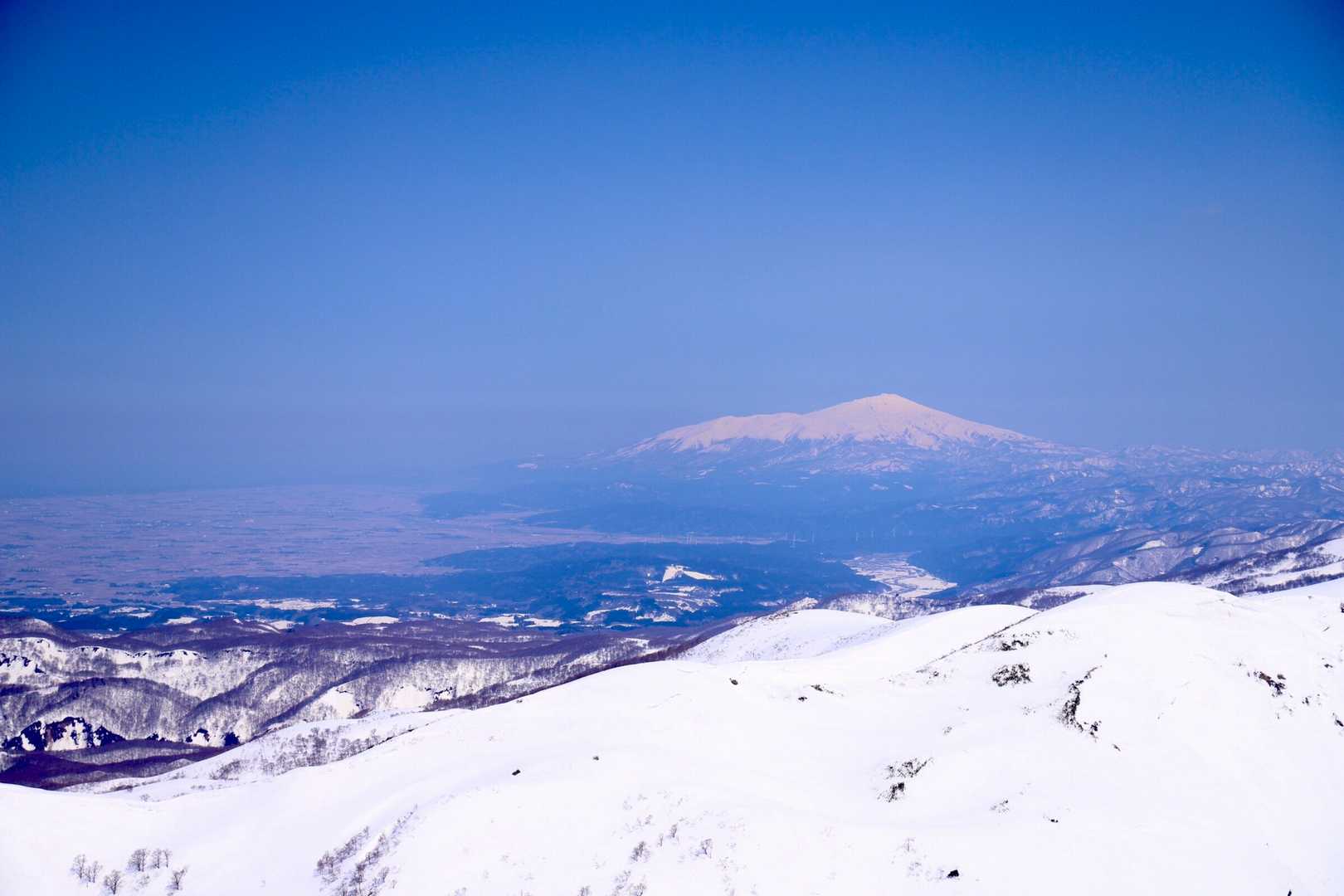 鳥海山がくっきり見えます🎵