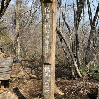 ここまで、細い尾根と岩場