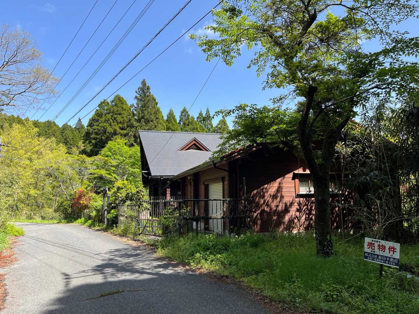 雷山登山口ゲートから古場🅿︎舗装路は、別荘や空地の展示場🫣
お口直しは、他の🌸美しい写真🌸をお楽しみください👺😝💦