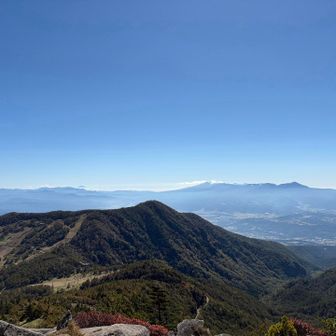 富士山と裏八ヶ岳(というかどうか)