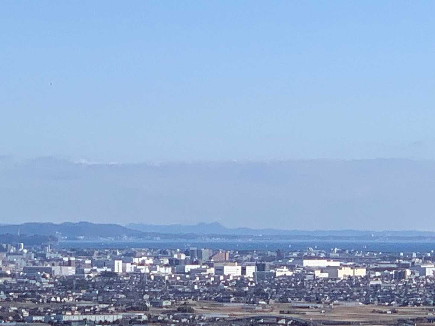 1番奥に見えるのは筑波山？⛰️