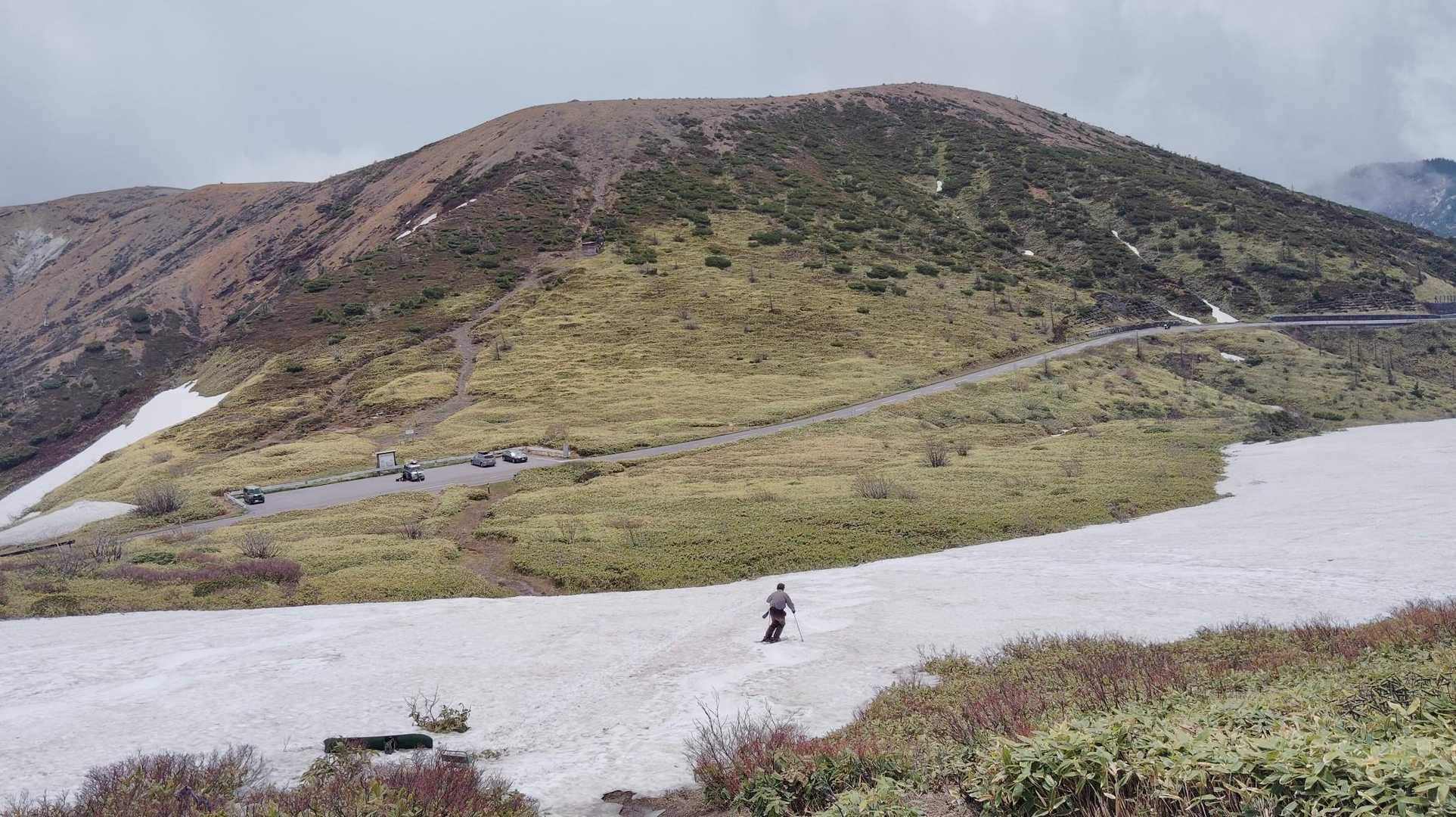 草津白根山雪渓-2025-05-27 / オオカワの登山データ | YAMAP / ヤマップ