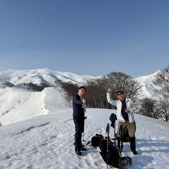 西俣で休憩
お二人は余裕だ💦