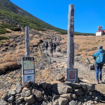 剣ヶ峰口…ここから本格的な登山道の始まり💪
