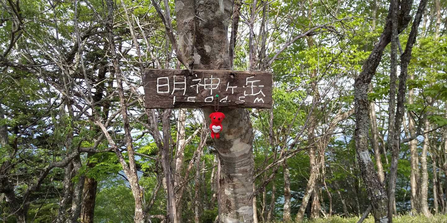 明神岳山頂
