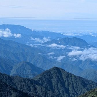 恵那山と南木曽岳