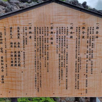 そういえば頂上は神社でした。入り口に鳥居があったのをここで思い出す