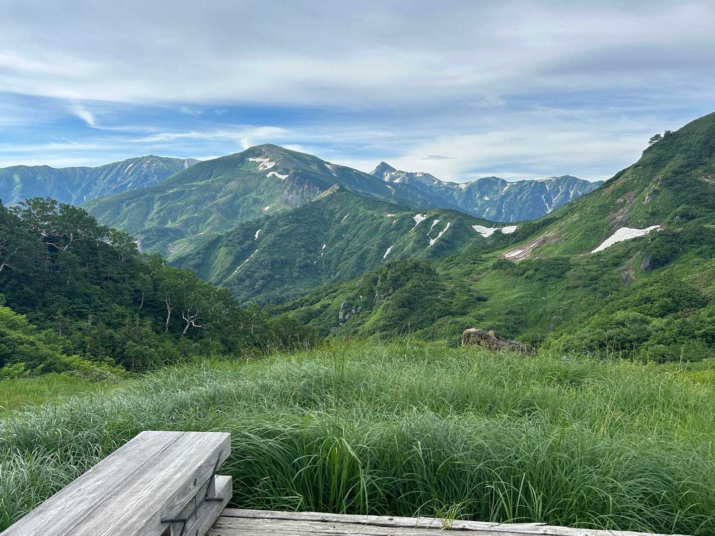蓮華温泉バス停-蓮華温泉登山口-朝日岳 往復コースの写真