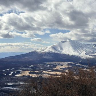 山頂では、浅間山がお出迎え🤗