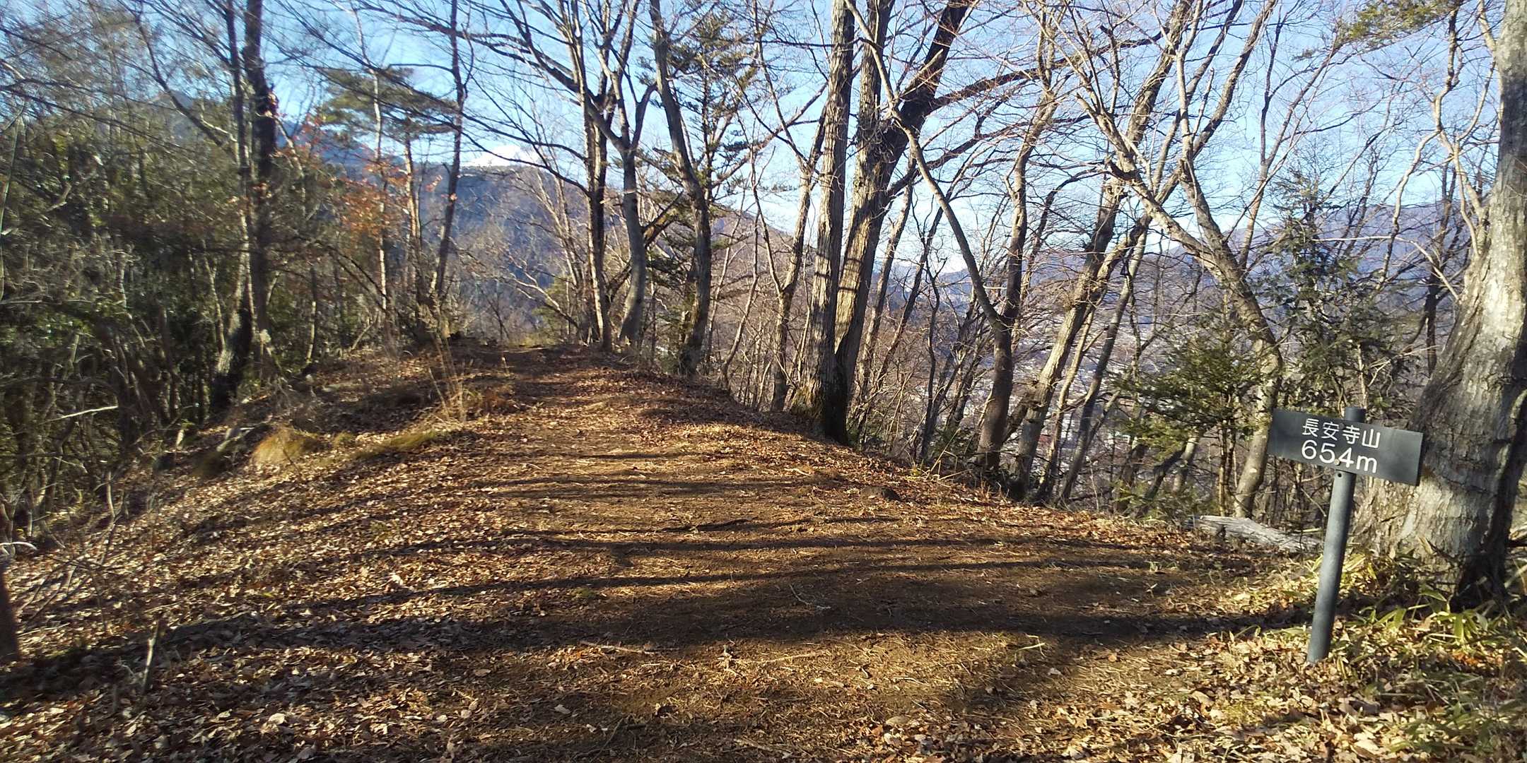3つ目、長安寺山。
富士山🗻も、チラッと見えます‼️