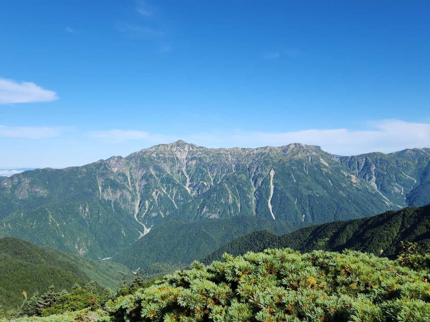 天気もよく､笠ケ岳の雄姿も素晴らしい🌞
