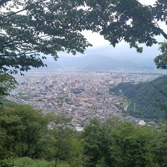 長野市内の様子
