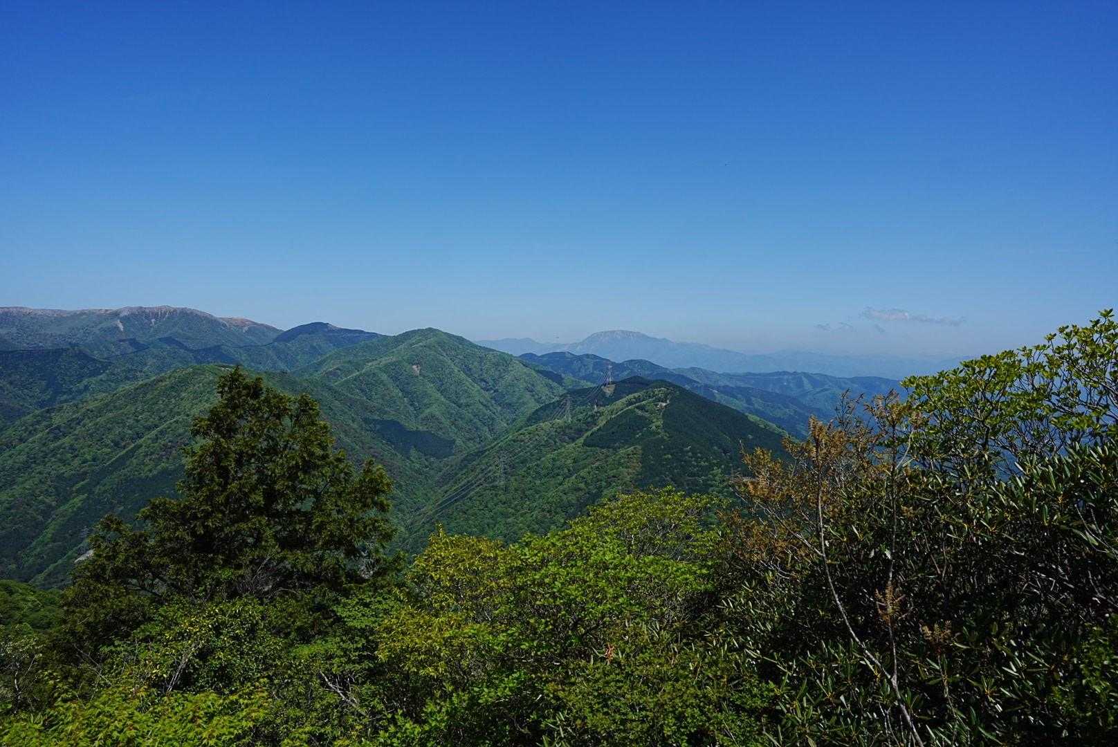 伊吹山も見えました＼(^o^)／
ラッキー✨