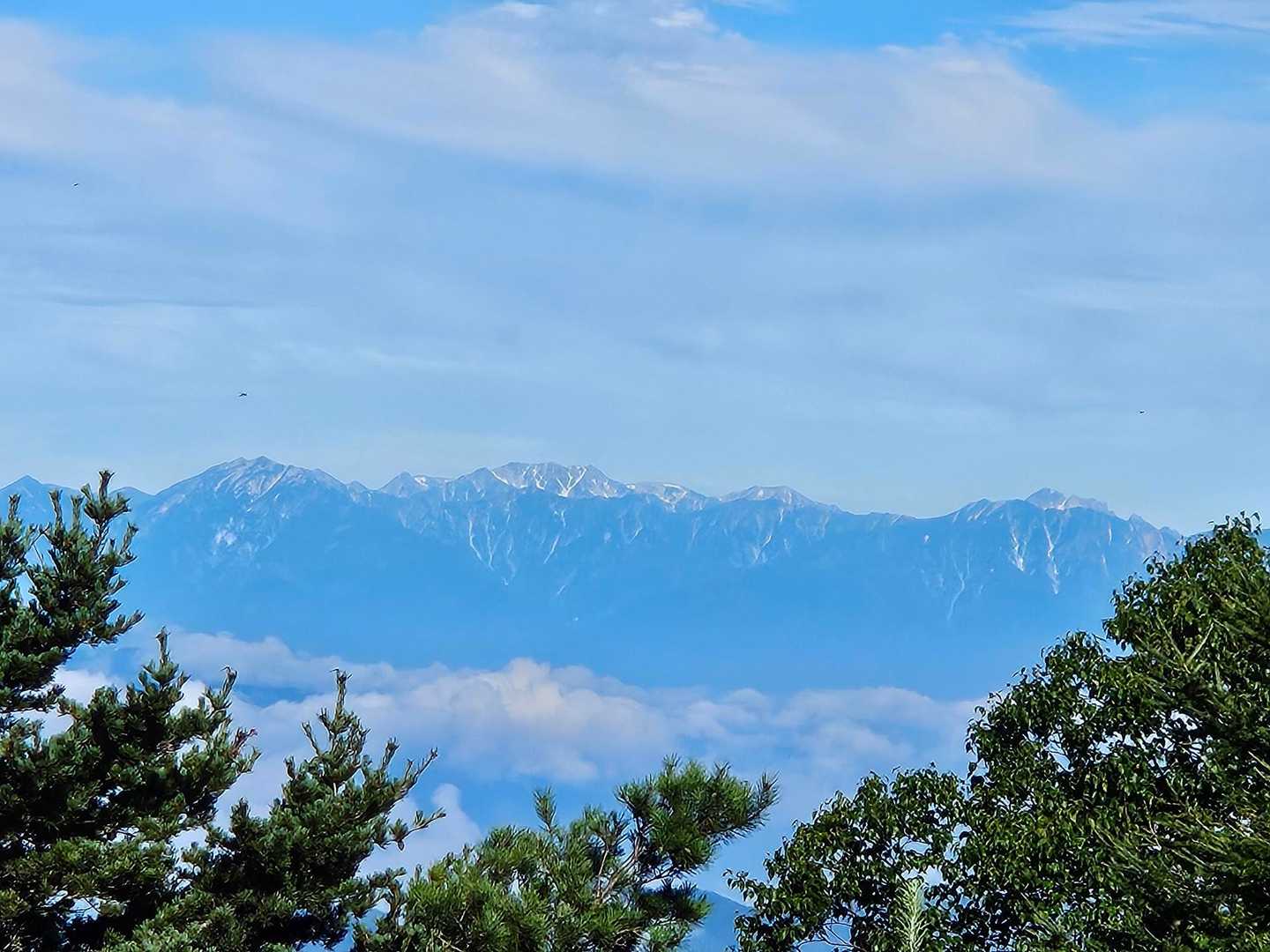 立山、剱も見えます