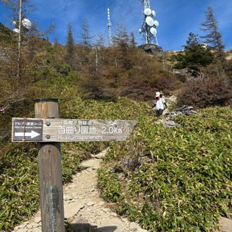 帰り道は、アルプス展望コースにて
少しずれただけで景色よく紅葉🍁もグッド👍でした