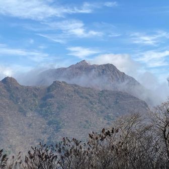 妙見カルデラ展望所から平成新山もお目見え
