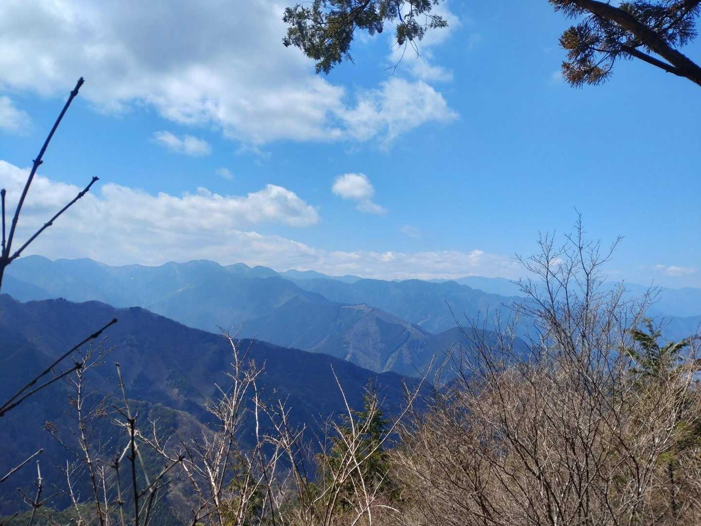 浦山口駅方面への道
ときどき開けるとこからの景色が良かった