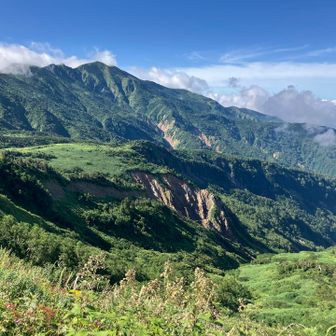 甚之助小屋からの別山