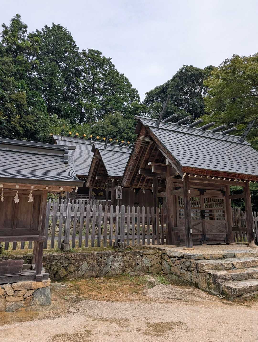 無事下山して山口大神宮の内宮へお参り🙏