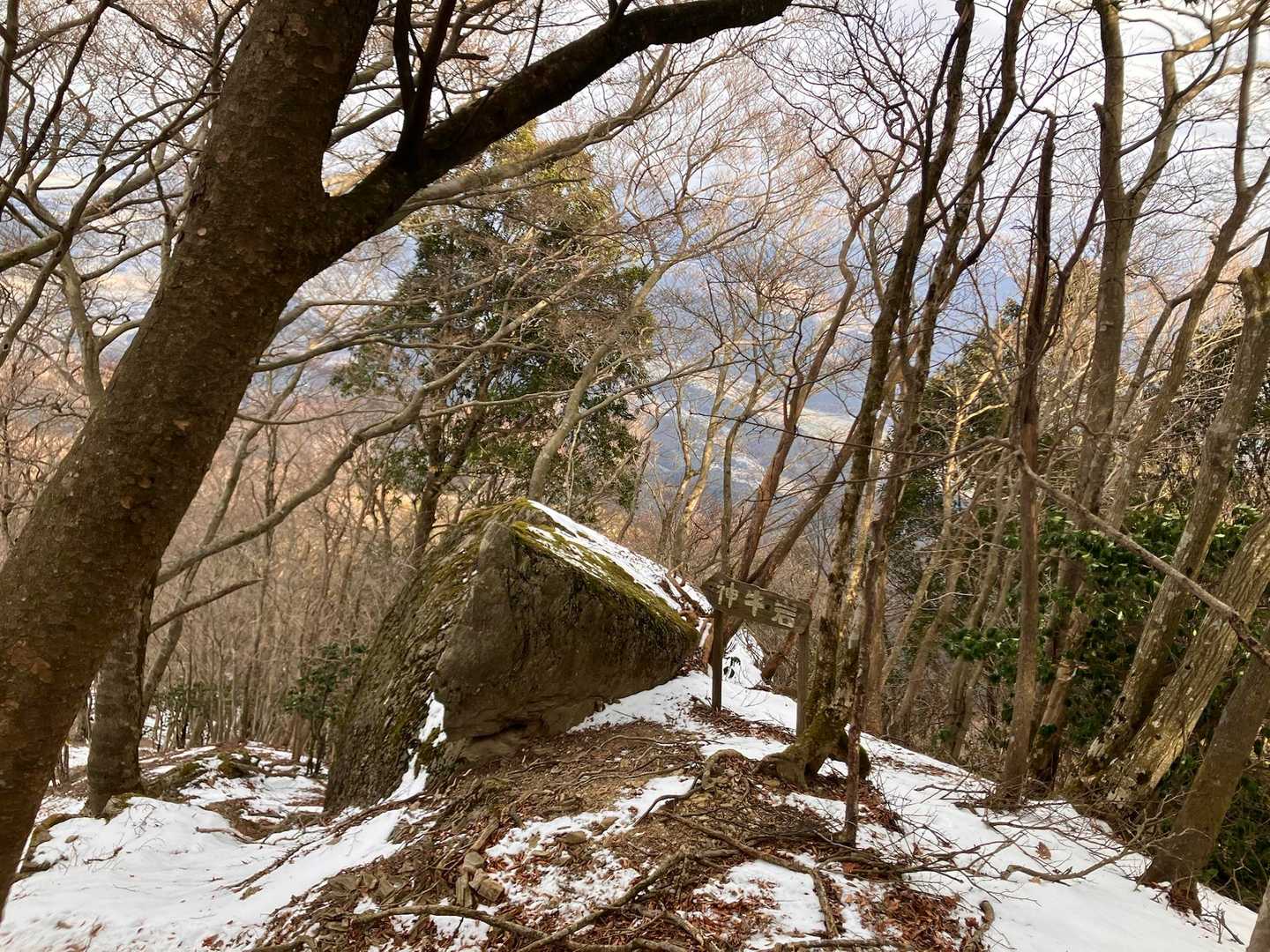 神牛岩
左側の斜面がうしの横顔っぽい