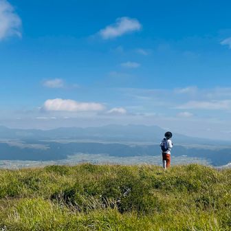 九重連山がよく見える