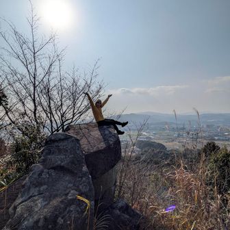 逆光がいい感じ！😆はしゃぐ😊