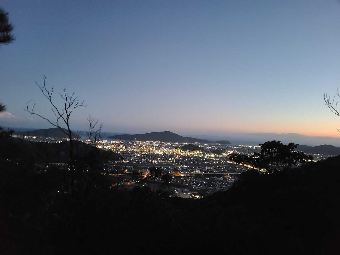 もう日没が。。
