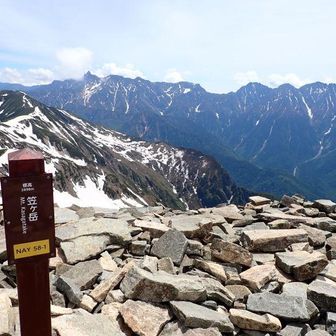 いい天気で👍
29回目でした！
槍穂見えて満足🤗