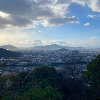 石船山山頂からも良い景色です✨