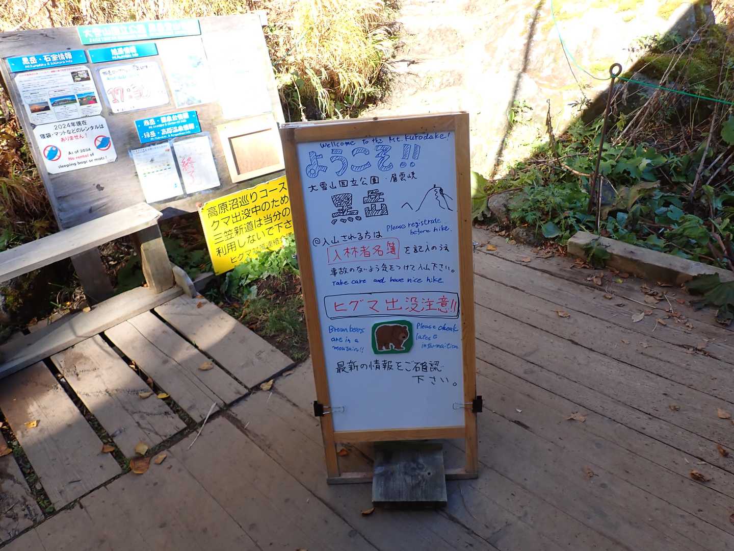 これだけ人がいたらヒグマはでてこなそうだが