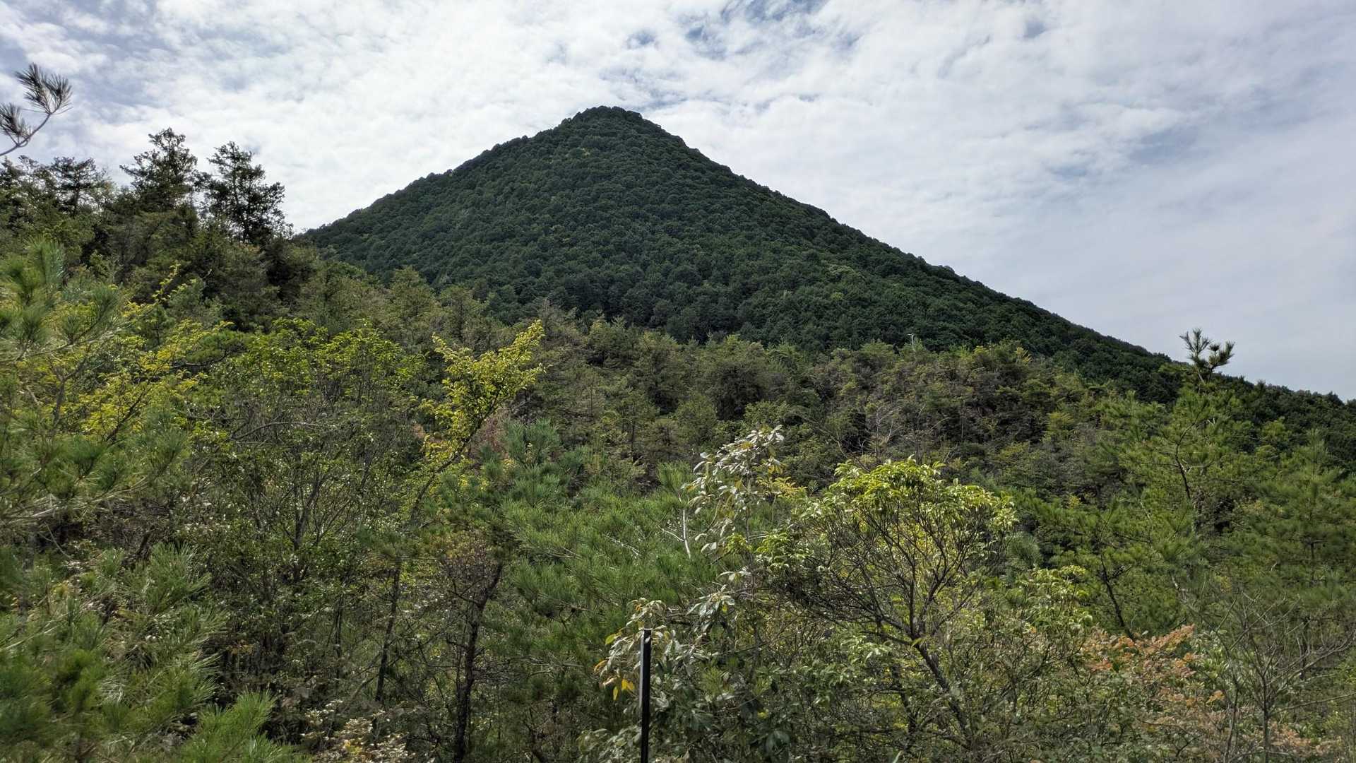 野洲駅-三上山登山道入口-三上山-東光寺日陽山-田中山 周回コースの写真